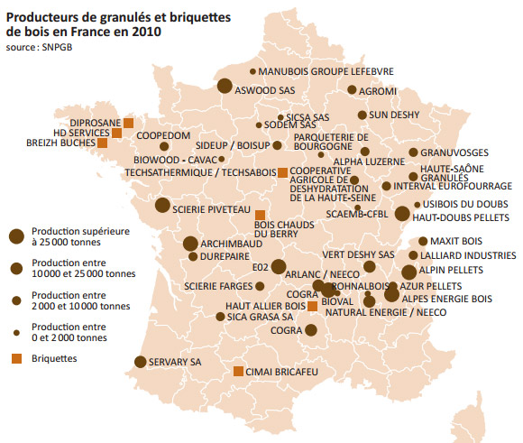 carte producteurs