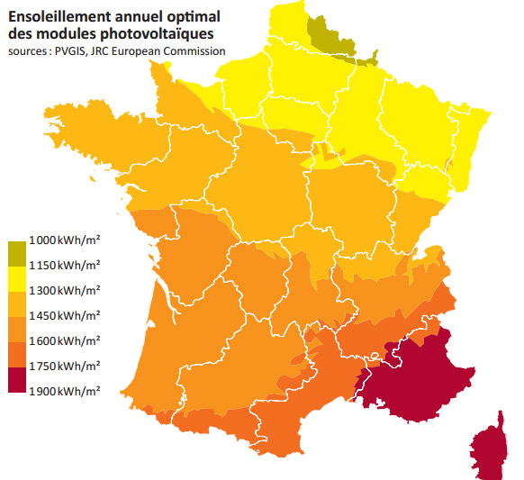 ensoleillement france