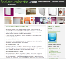 radiateur à inertie